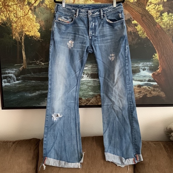 Diesel Other - Diesel Zathan Jeans Mens 33×34
Selvedge Flare Leg Made in Italy Button
Fly